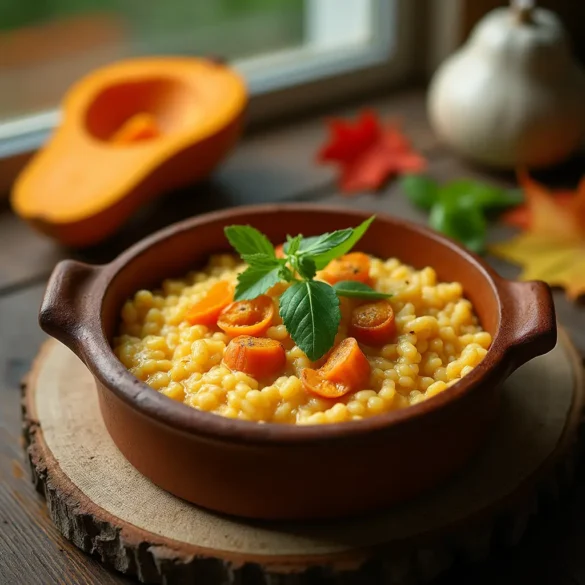 kürbis risotto