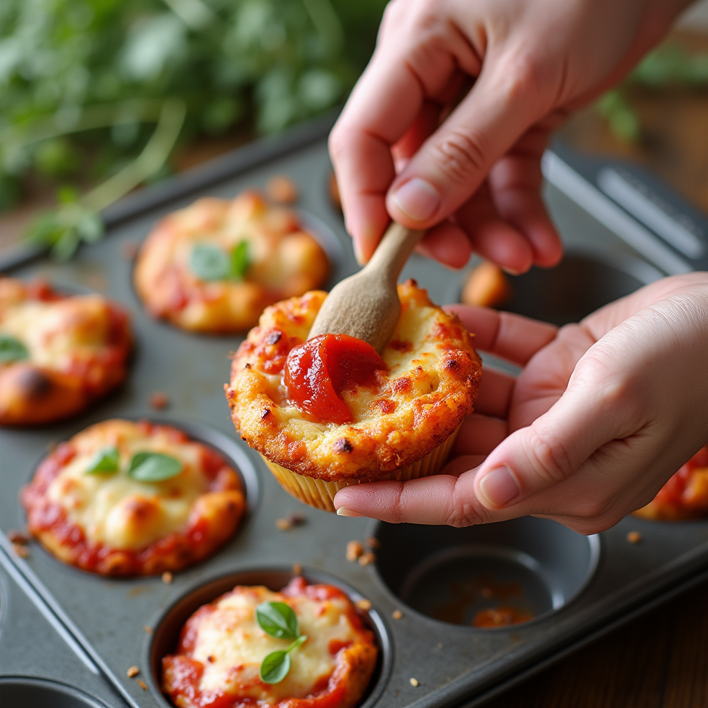 pizza muffins rezept